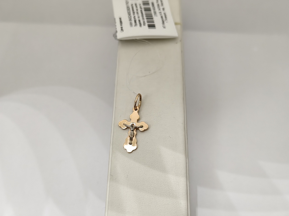 810-00330-10-00-00-00 ПОДВЕСКА КРЕСТ без камня (Au 585)