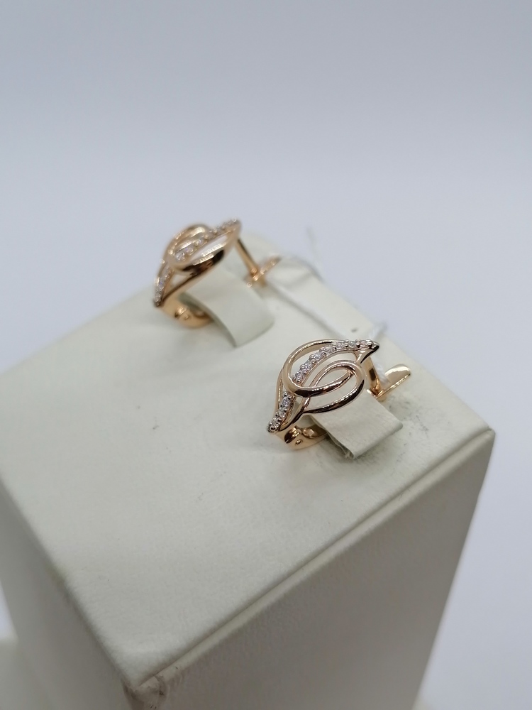 СЕРЬГИ С КАМНЯМИ (Au 585)