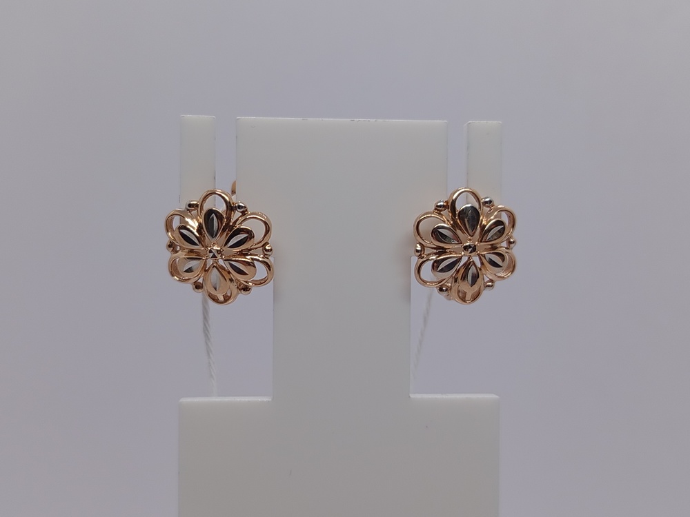 СЕРЬГИ БЕЗ КАМНЯ (Au 585)