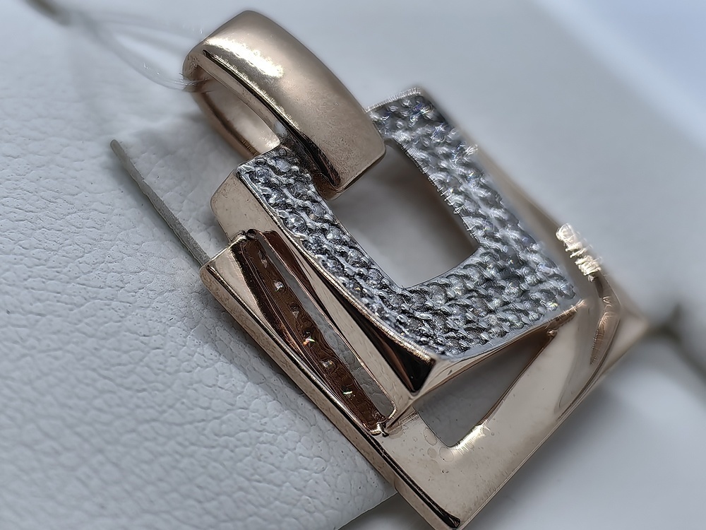 ПОДВЕСКА С КАМНЯМИ (Au 585)