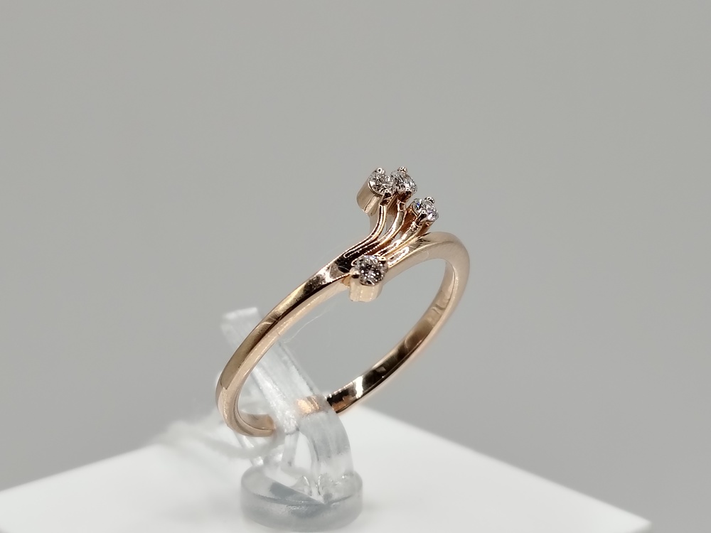 КОЛЬЦО БРИЛЛИАНТ Au 585