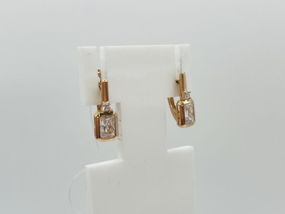 СЕРЬГИ С КАМНЯМИ (Au 585)