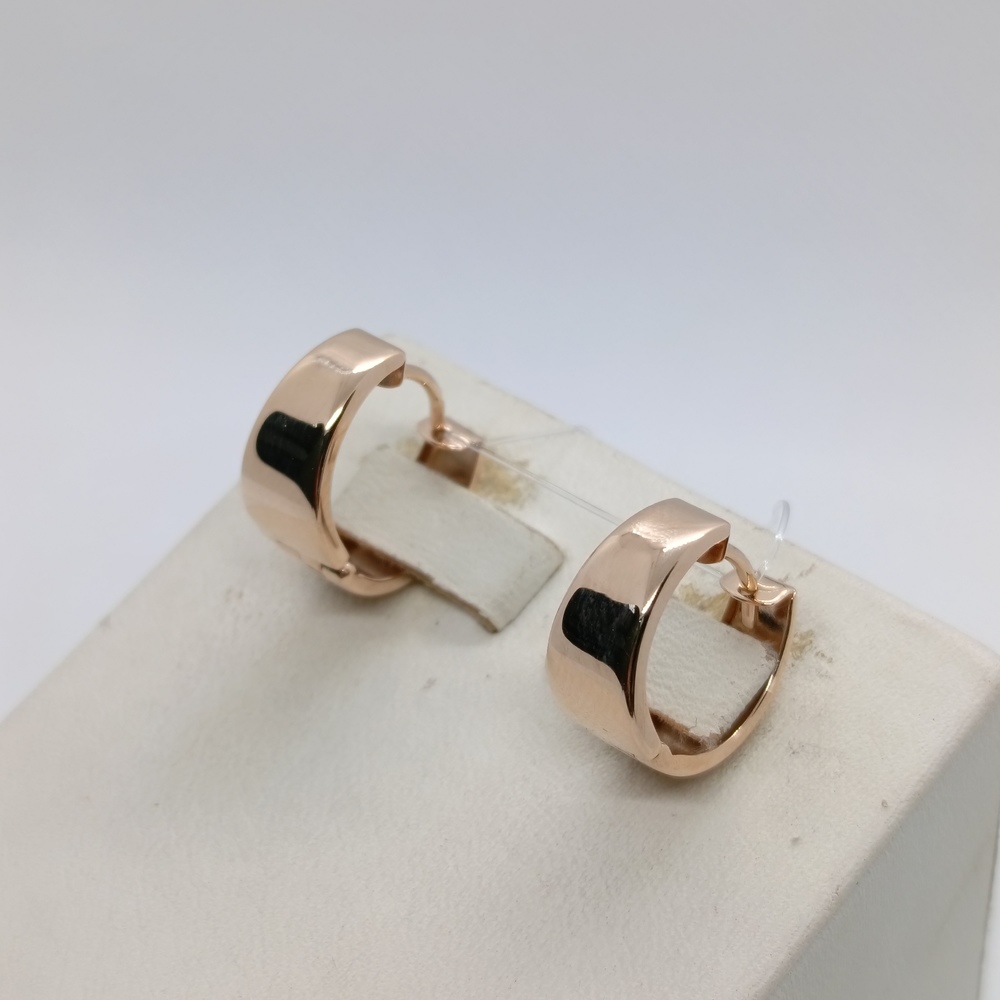 СЕРЬГИ БЕЗ КАМНЯ (Au 585)