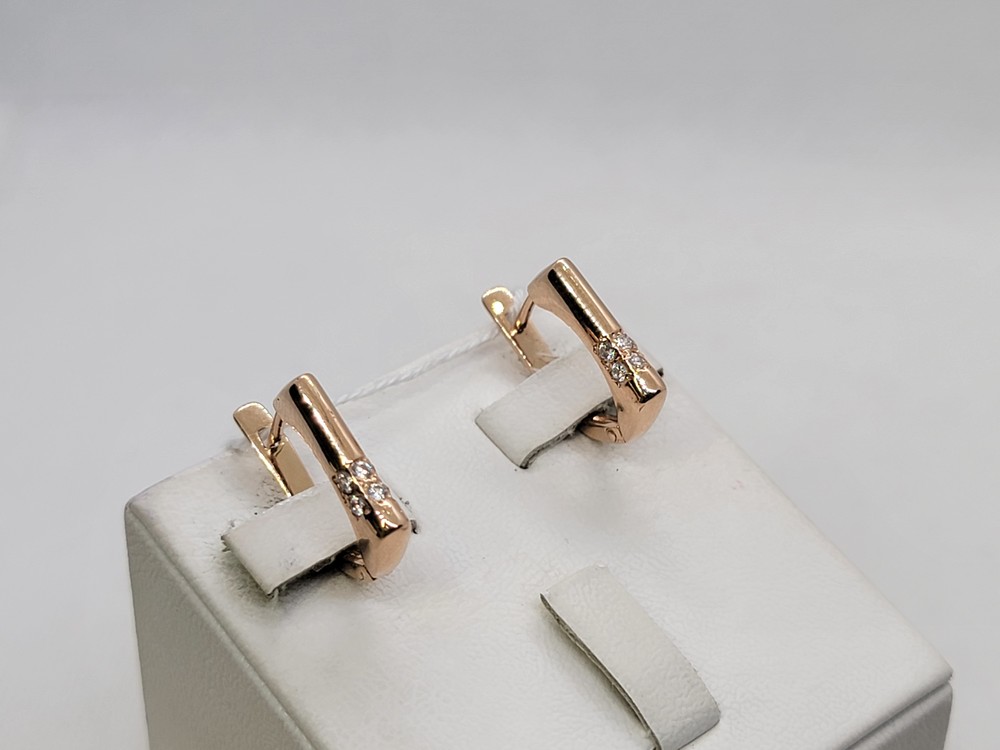 СЕРЬГИ С КАМНЯМИ (Au 585)