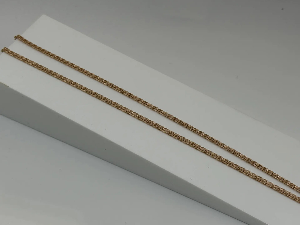 ЦЕПЬ ПУСТОТЕЛАЯ Бисмарк (Au 585)