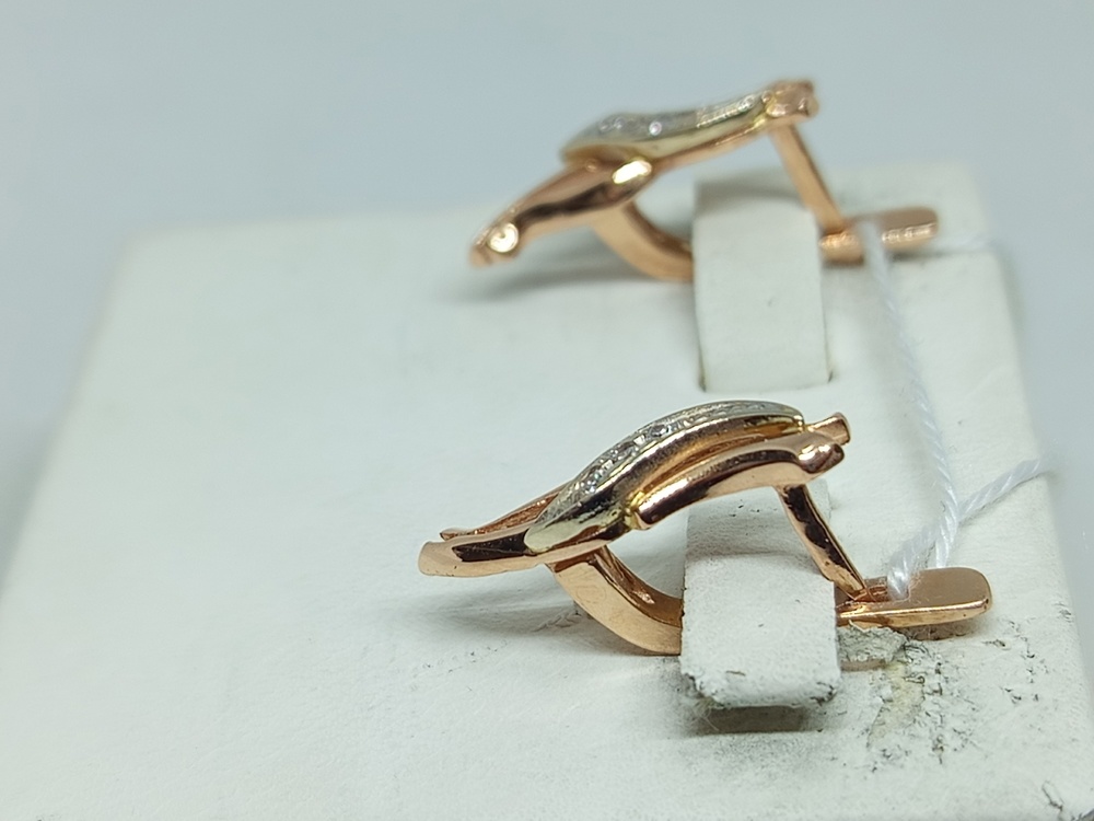 СЕРЬГИ С КАМНЯМИ (Au 585)