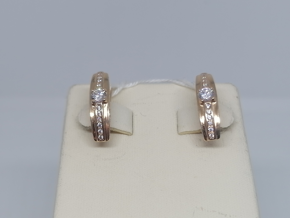 СЕРЬГИ С КАМНЯМИ (Au 585)