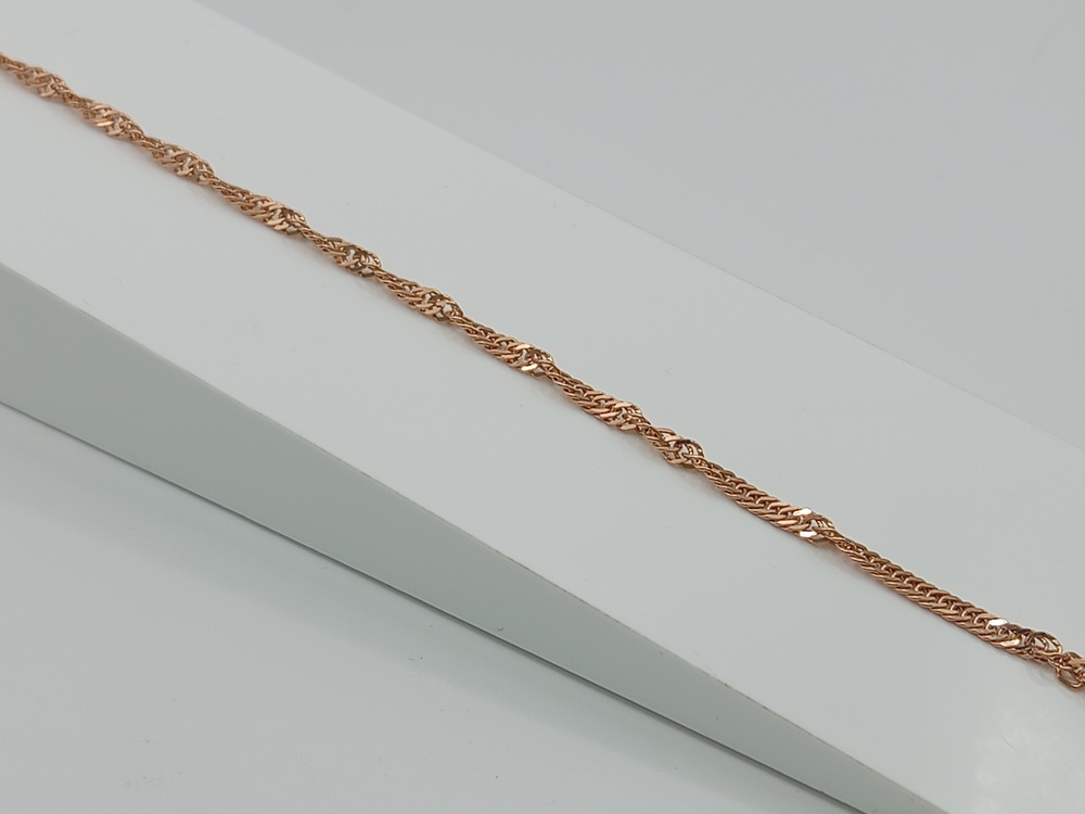 БРАСЛЕТ ПОЛНОВЕСНЫЙ Сингапур (Au 585)