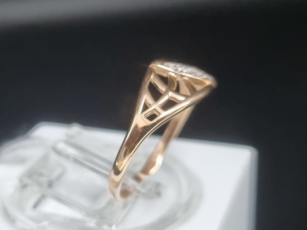 КОЛКМИ585 КОЛЬЦО С КАМНЯМИ (Au 585)