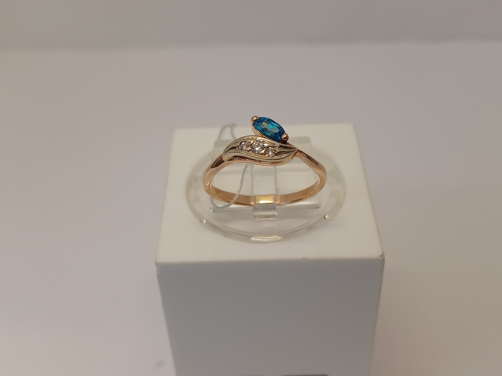 КОЛКМИ585 КОЛЬЦО С КАМНЯМИ (Au 585)