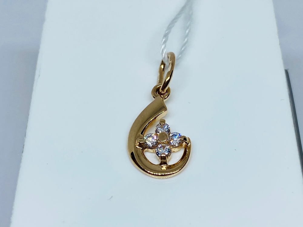 ПОДВЕСКА С КАМНЯМИ (Au 585)