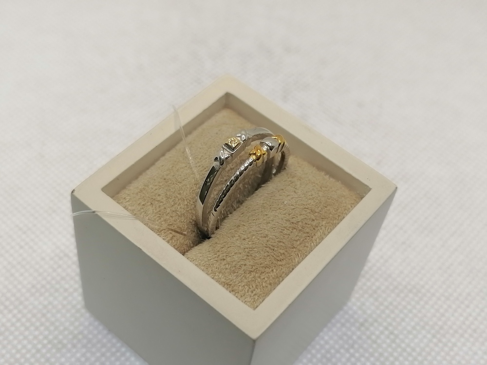 КОЛЬЦО БРИЛЛИАНТ (Ag 925)