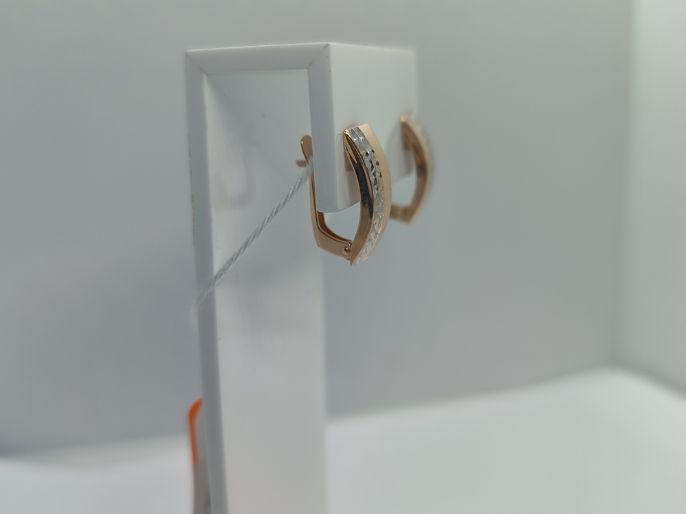 СЕРЬГИ БЕЗ КАМНЯ (Au 585)