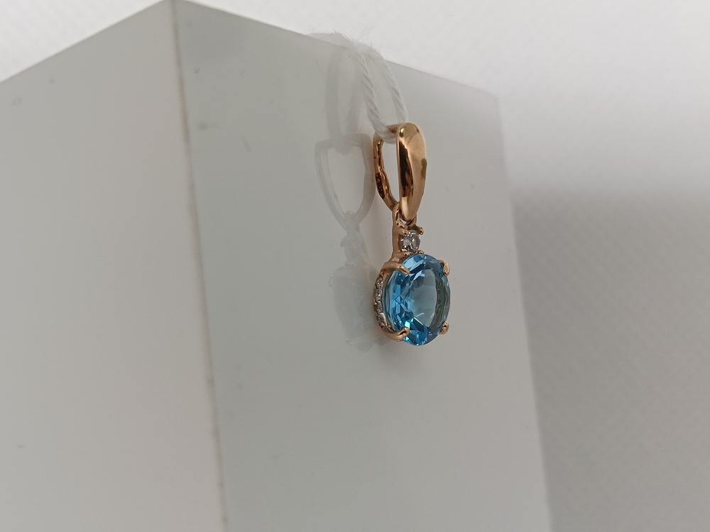 ПОДВЕСКА С КАМНЯМИ (Au 585)