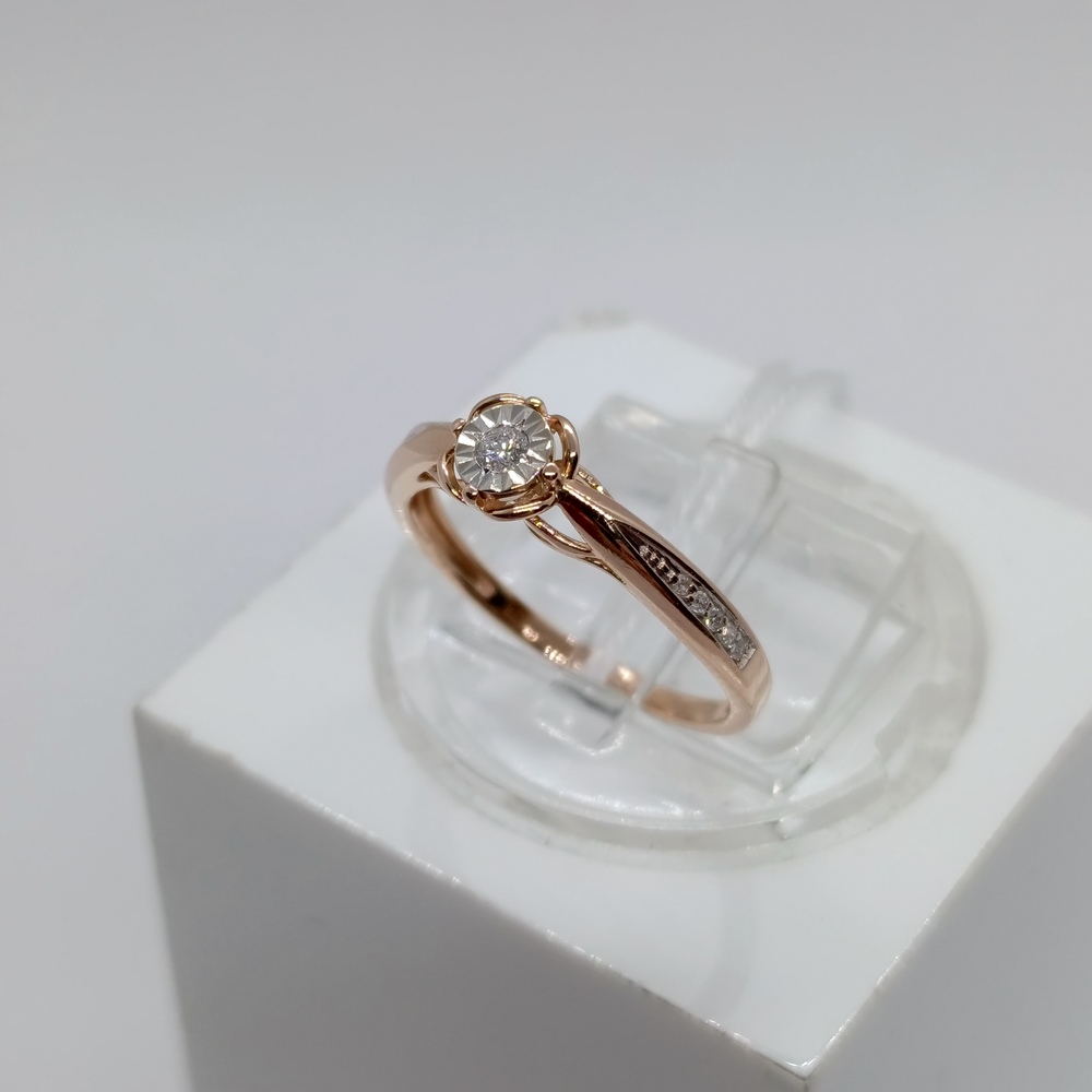 КОЛЬЦО БРИЛЛИАНТ Au 585