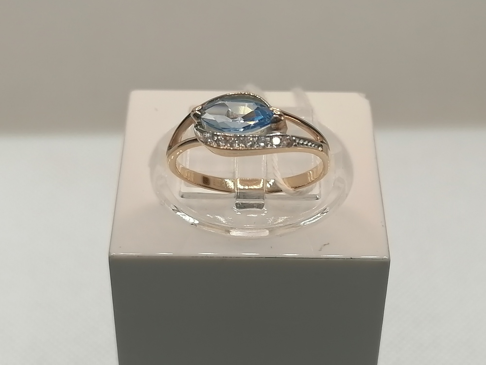 КОЛКМИ585 КОЛЬЦО С КАМНЯМИ (Au 585)