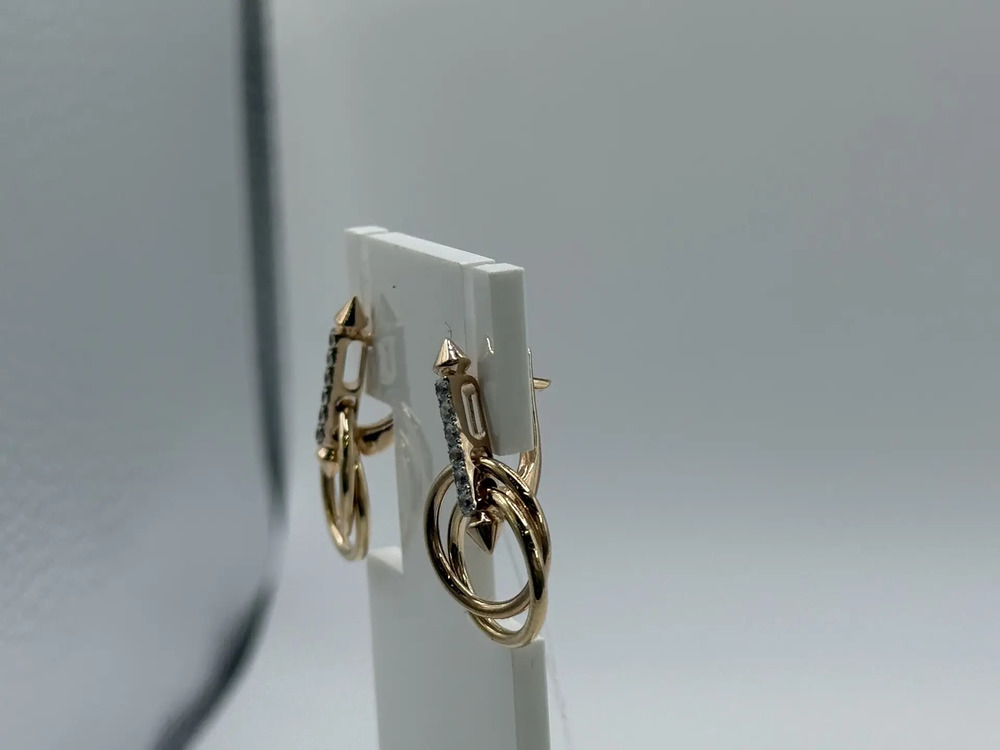 СЕРЬГИ С КАМНЯМИ (Au 585)