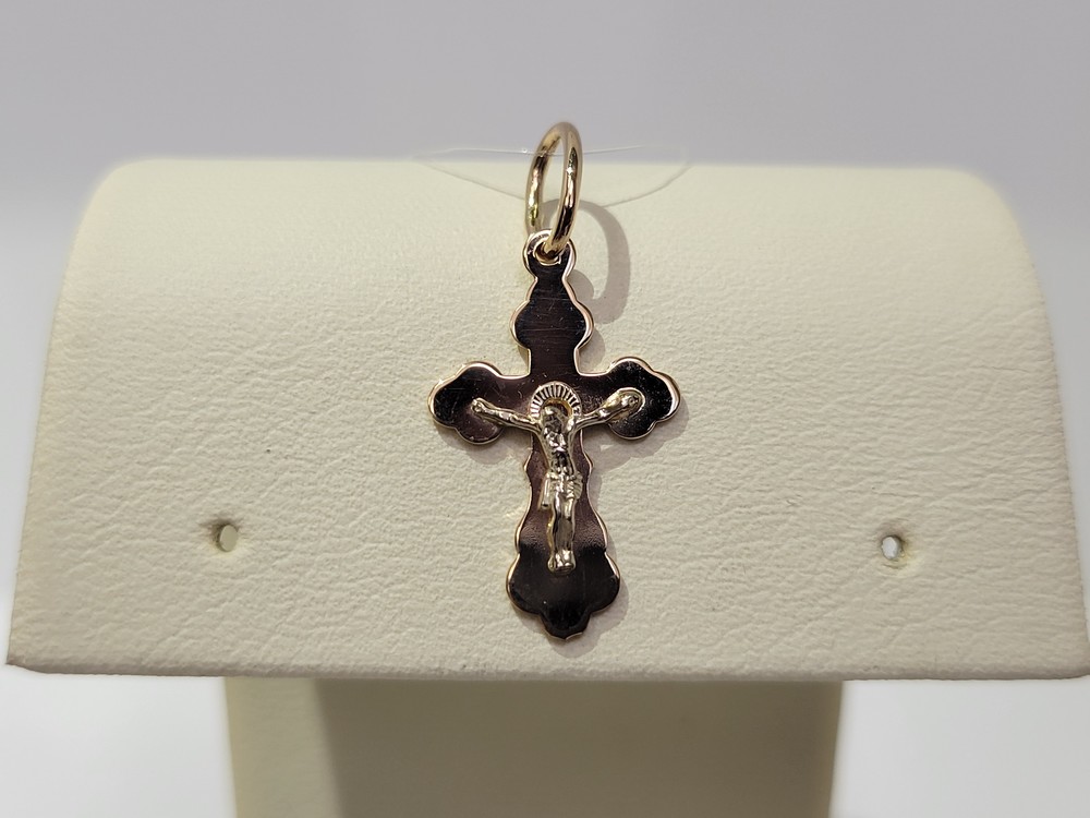 810-00330-10-00-00-00 ПОДВЕСКА КРЕСТ без камня (Au 585)