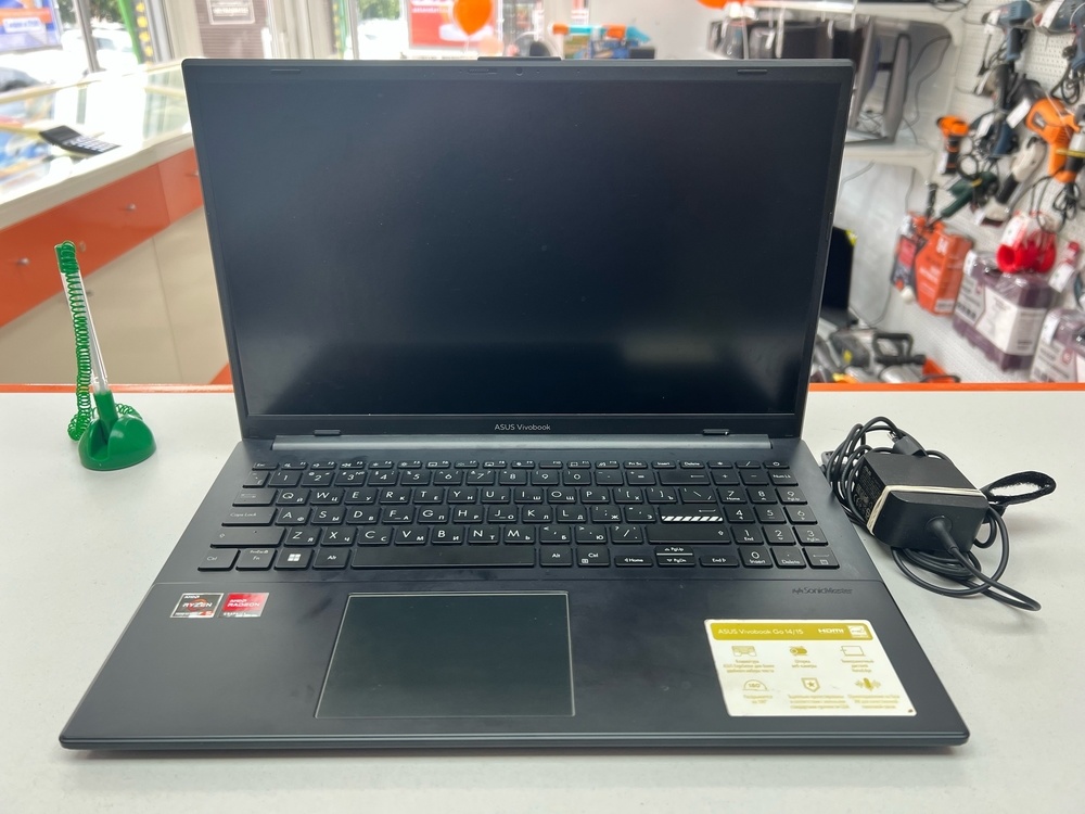Ноутбук ASUS Vivobook Go14/15; Ryzen 5 7520U, Radeon Graphics, 8 Гб, 480 Гб, Нет