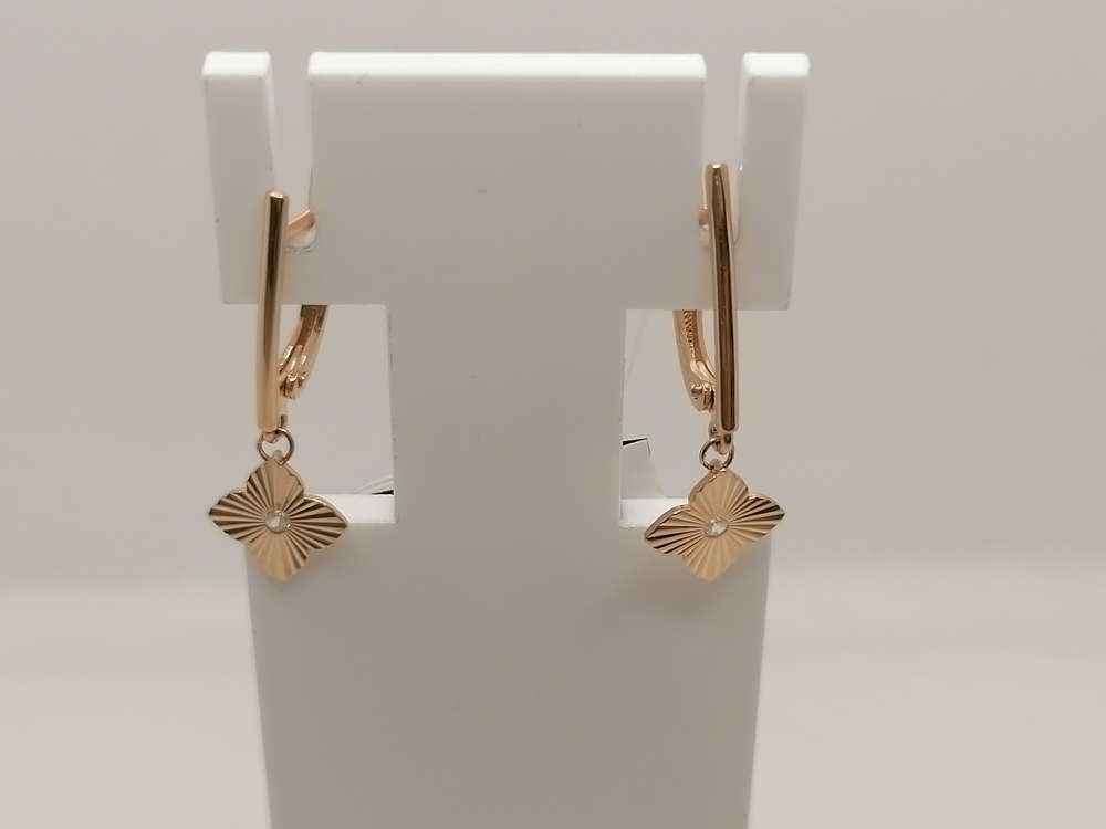 СЕРЬГИ С КАМНЯМИ (Au 585)