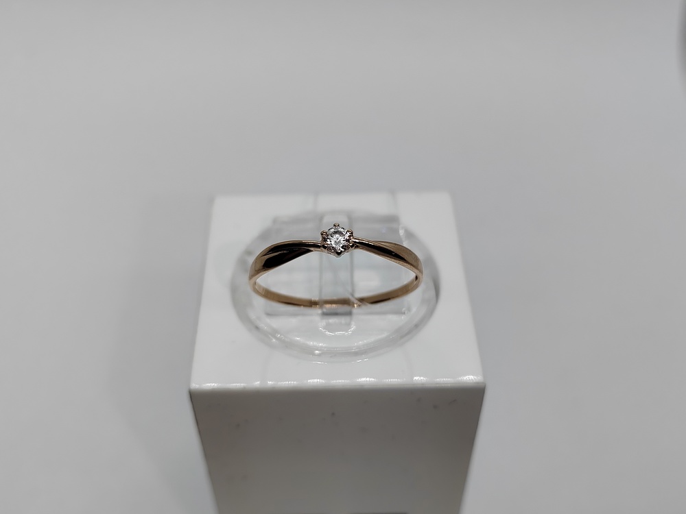 КОЛЬЦО С КАМНЕМ (Au 585)