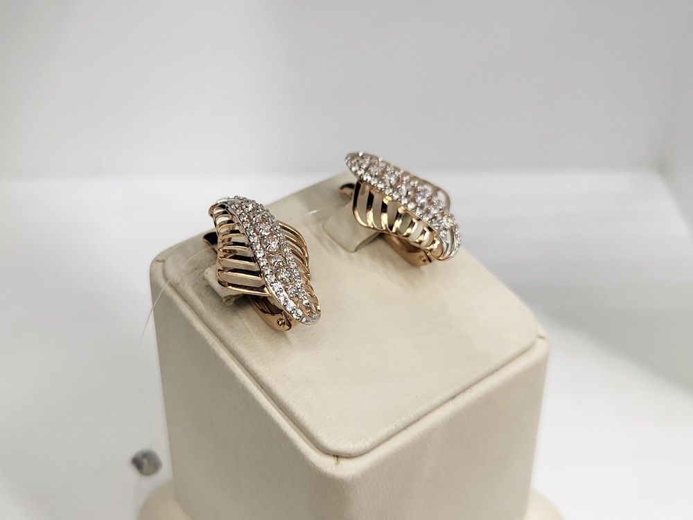 СЕРЬГИ С КАМНЯМИ (Au 585)