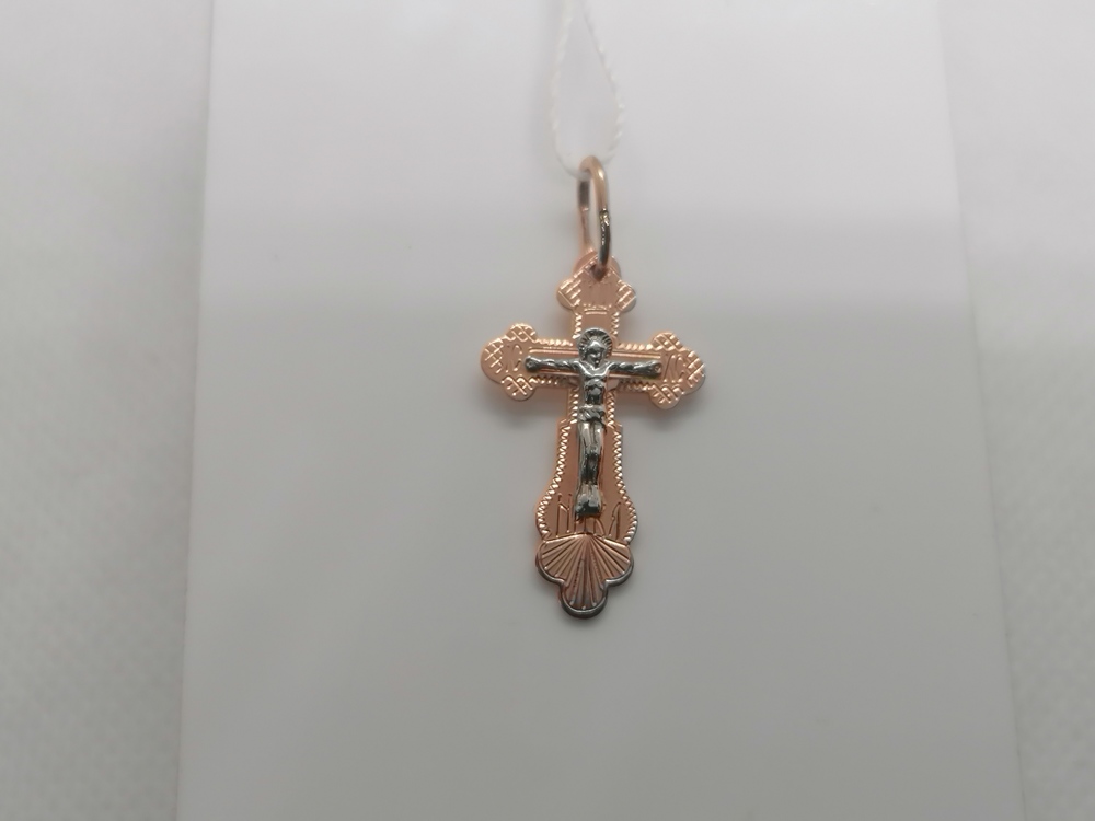 80273р ПОДВЕСКА КРЕСТ (Au 585)