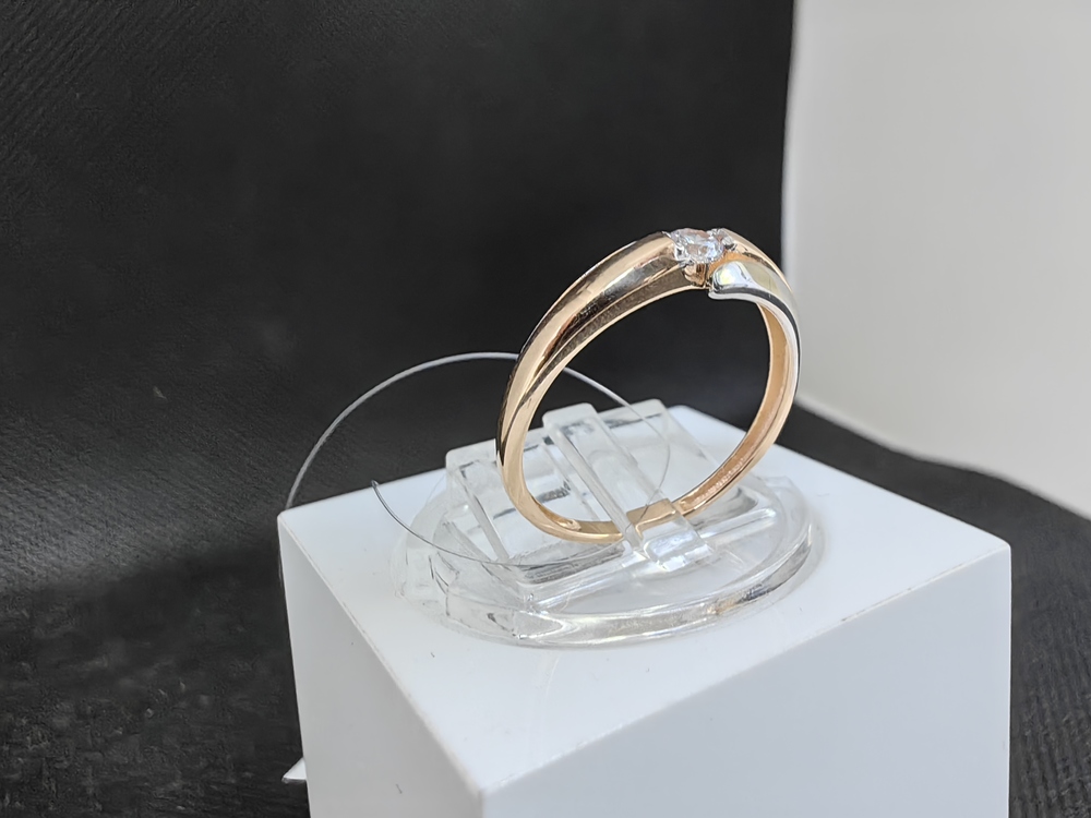 КОЛЬЦО С КАМНЕМ (Au 585)