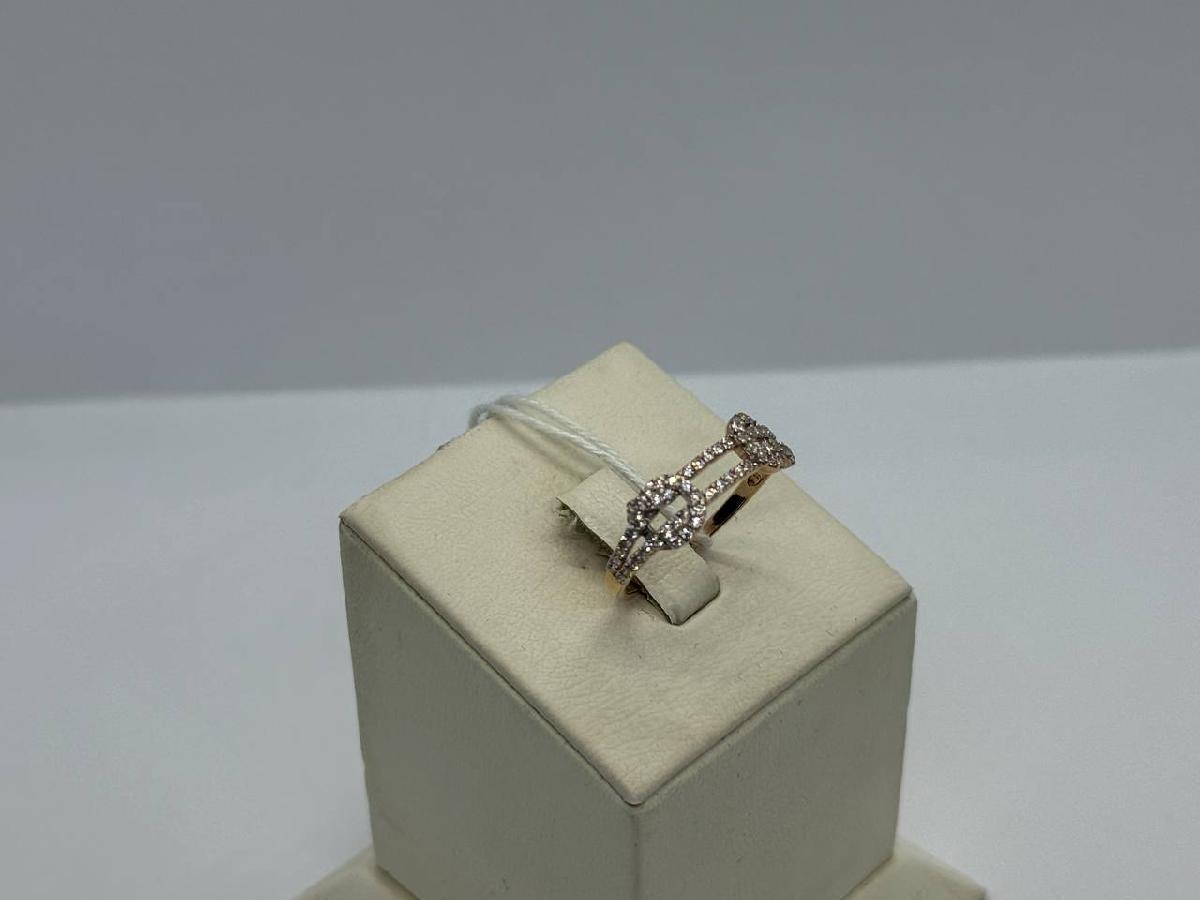 КОЛКМИ585 КОЛЬЦО С КАМНЯМИ (Au 585)