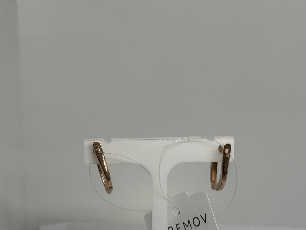 СЕРЬГИ БЕЗ КАМНЯ (Au 585)