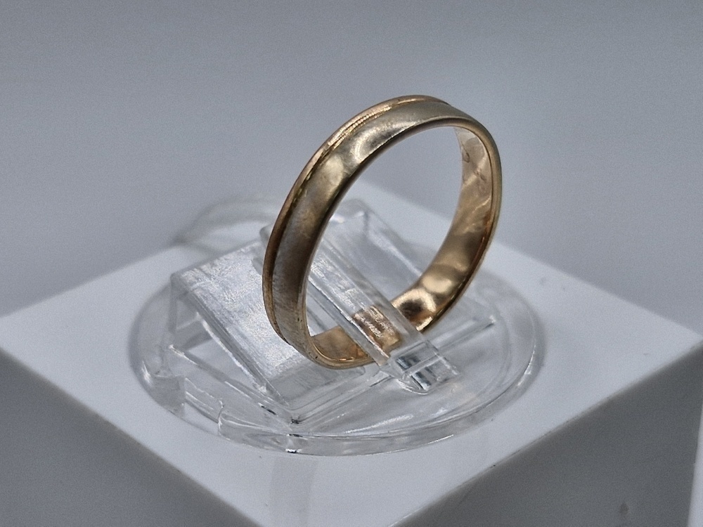 ОКР4585 ОБРУЧАЛЬНОЕ КОЛЬЦО РИФЛЕНОЕ 4 (Au 585)