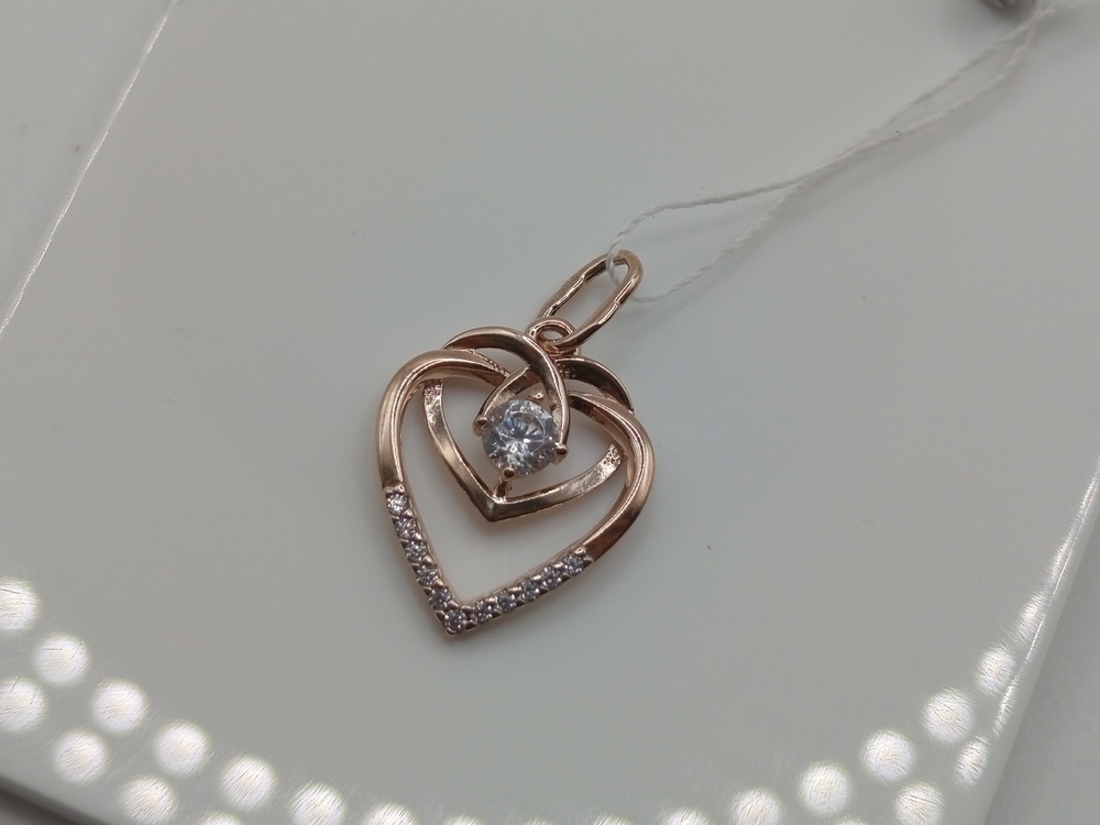 ПОДКМИ585 ПОДВЕСКА С КАМНЯМИ (Au 585)