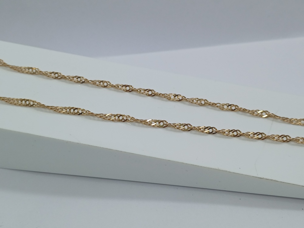 ЦЛСИ585 ЦЕПЬ ПОЛНОВЕСНАЯ Сингапур (Au 585)