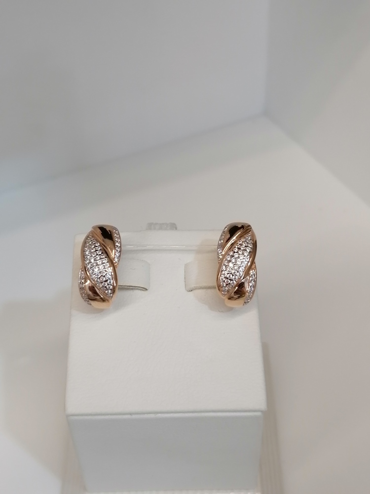 04-52-0823-01 СЕРЬГИ С КАМНЯМИ (Au 585)