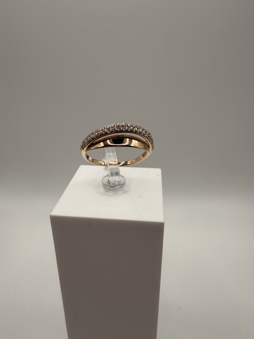 КОЛКМИ585 КОЛЬЦО С КАМНЯМИ (Au 585)