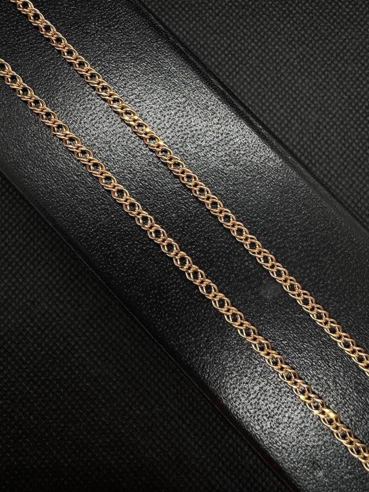 ЦЕПЬ ПУСТОТЕЛАЯ Ромб двойной (Au 585)