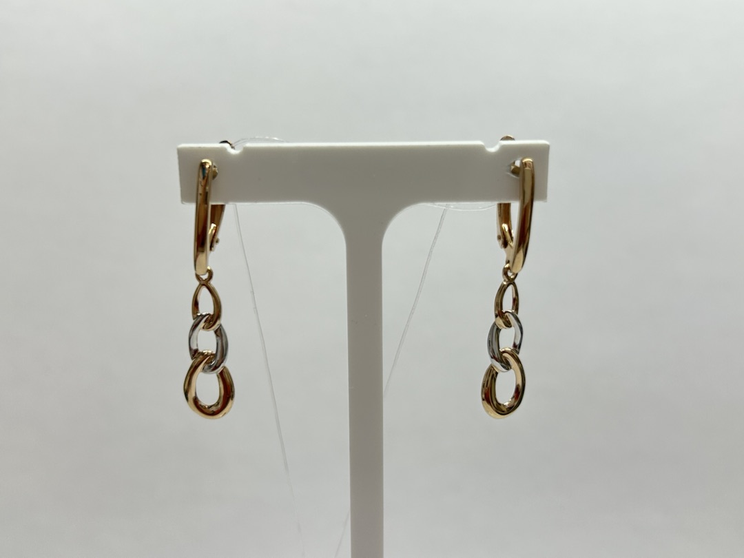 СЕРЬГИ БЕЗ КАМНЯ (Au 585)