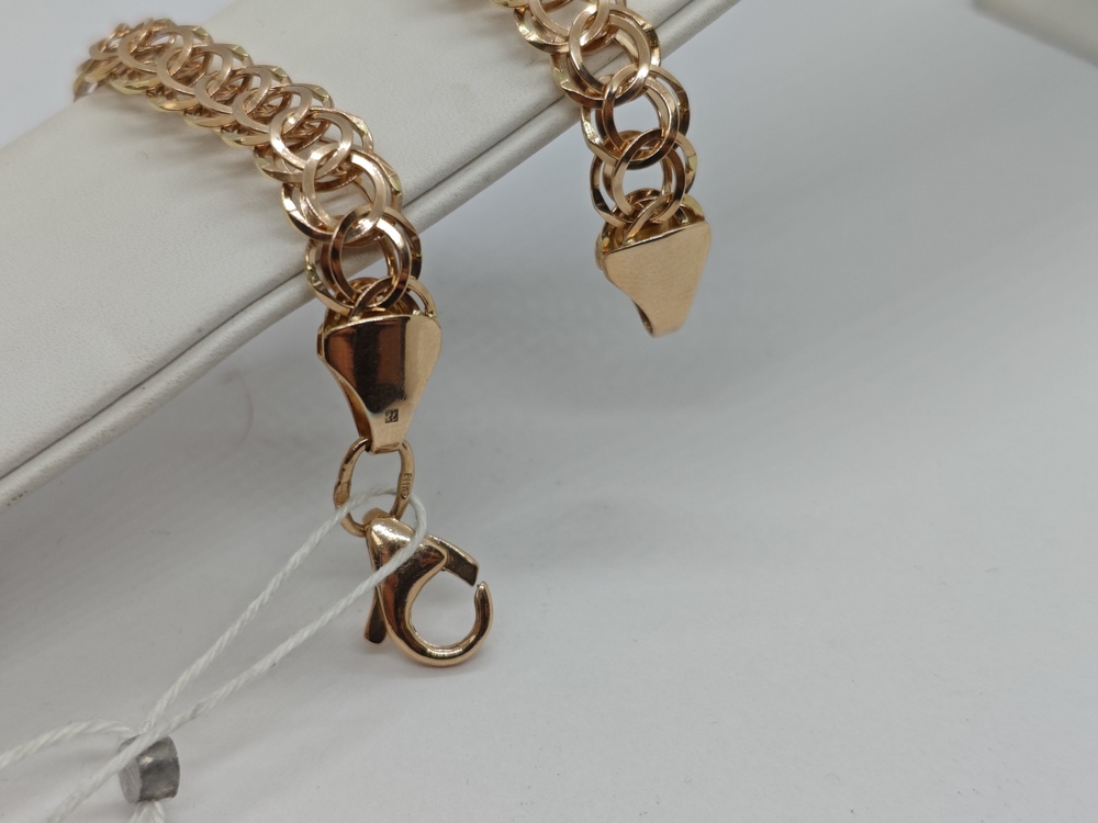 БРАСЛЕТ ПОЛНОВЕСНЫЙ Итальянка Au 585