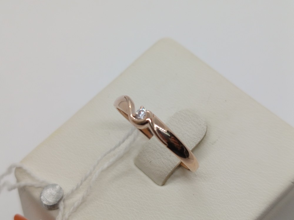 КОЛКМ585 КОЛЬЦО С КАМНЕМ (Au 585)