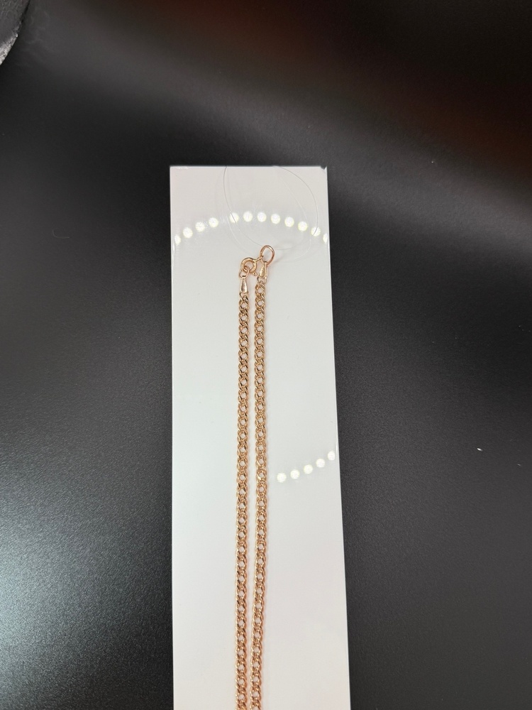 ЦЕПЬ ПУСТОТЕЛАЯ Ромб двойной (Au 585)