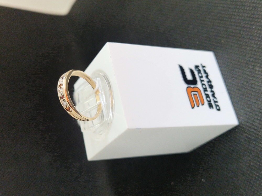 КОЛКМИ585 КОЛЬЦО С КАМНЯМИ (Au 585)
