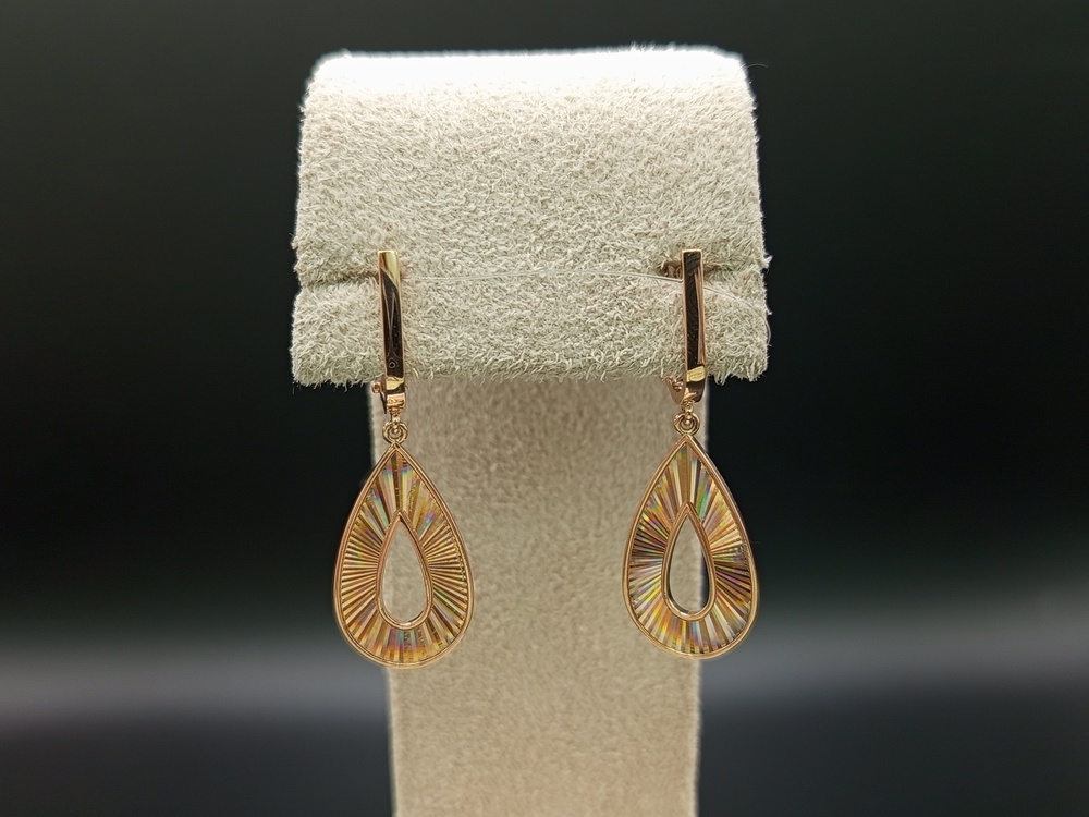 СЕРЬГИ БЕЗ КАМНЯ (Au 585)