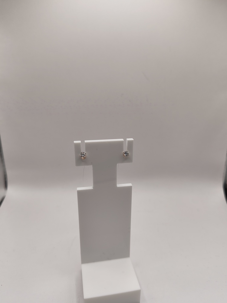СЕРЬГИ ПУСЕТЫ с камнем (Au 585)