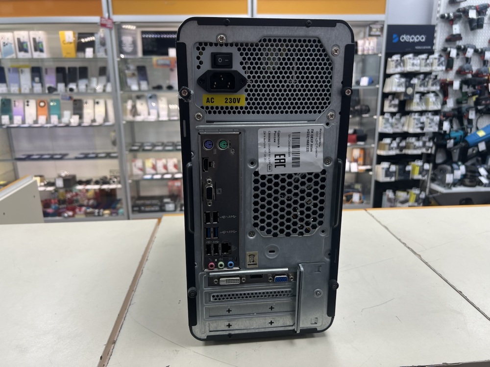 Системный блок DEXP; Core i3-9100F, GeForce GT 710, 8 Гб, 256 Гб, 650 Гб