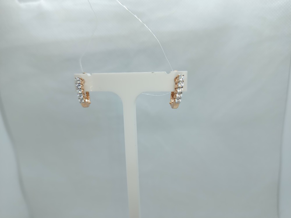 СЕРЬГИ С КАМНЯМИ (Au 585)