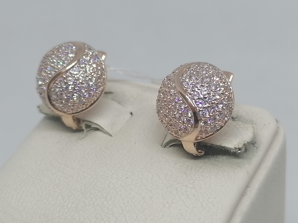 СЕРЬГИ С КАМНЯМИ (Au 585)