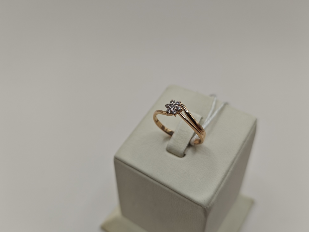 КОЛКМИ585 КОЛЬЦО С КАМНЯМИ (Au 585)