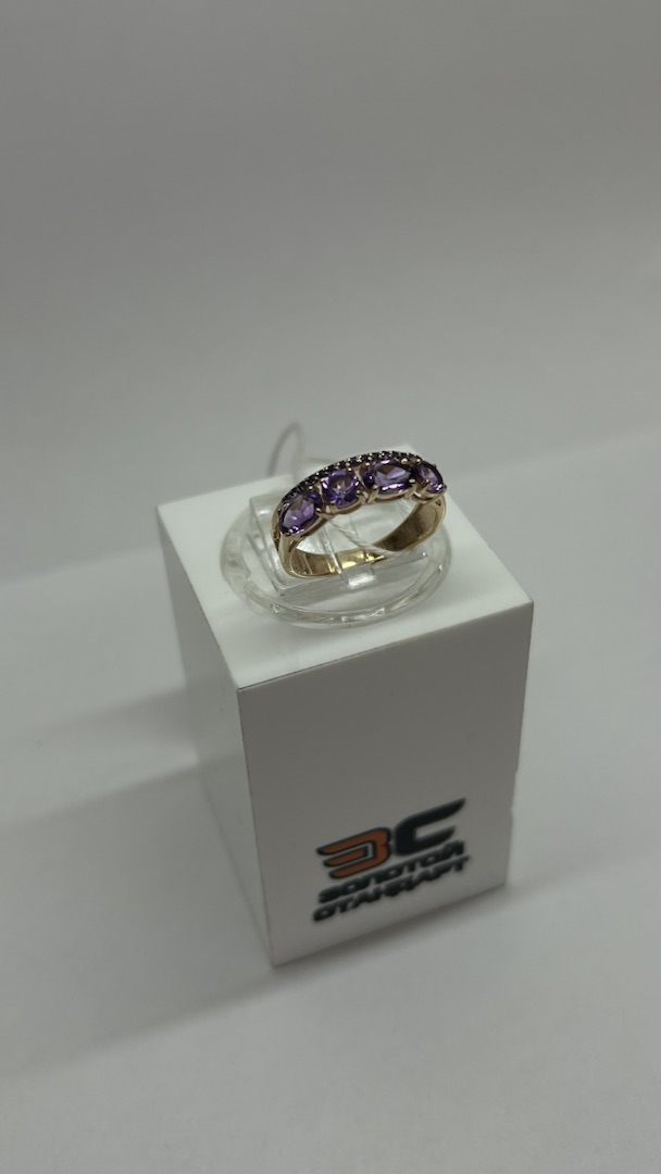 КОЛКМИ585 КОЛЬЦО С КАМНЯМИ (Au 585)