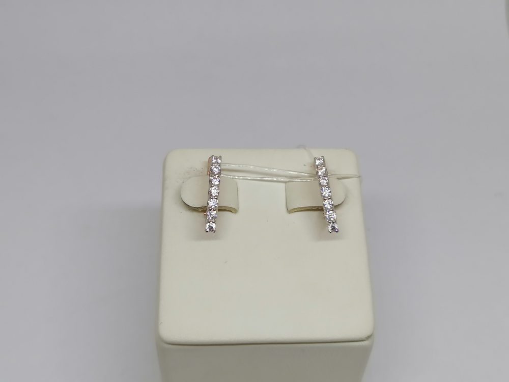 СЕРЬГИ С КАМНЯМИ (Au 585)