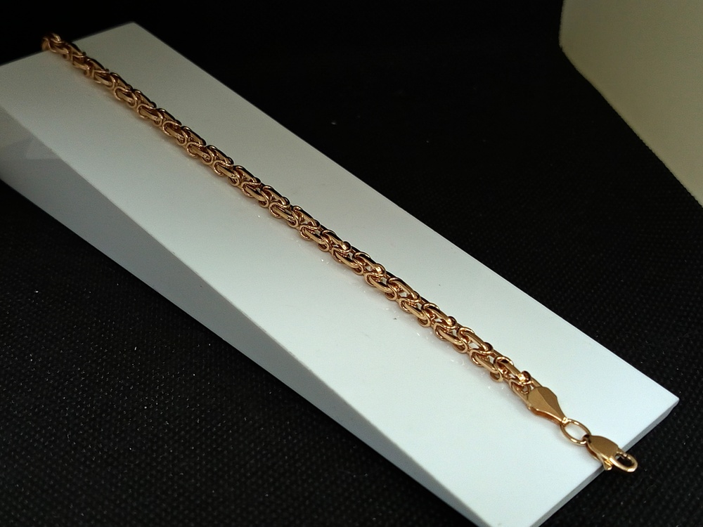 БРАСЛЕТ ПУСТОТЕЛЫЙ Фантазия (Au 585)